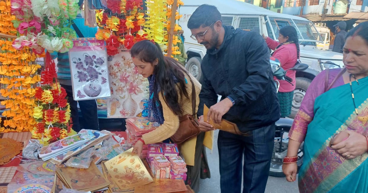 Champawat roadways bus station became a parking lot