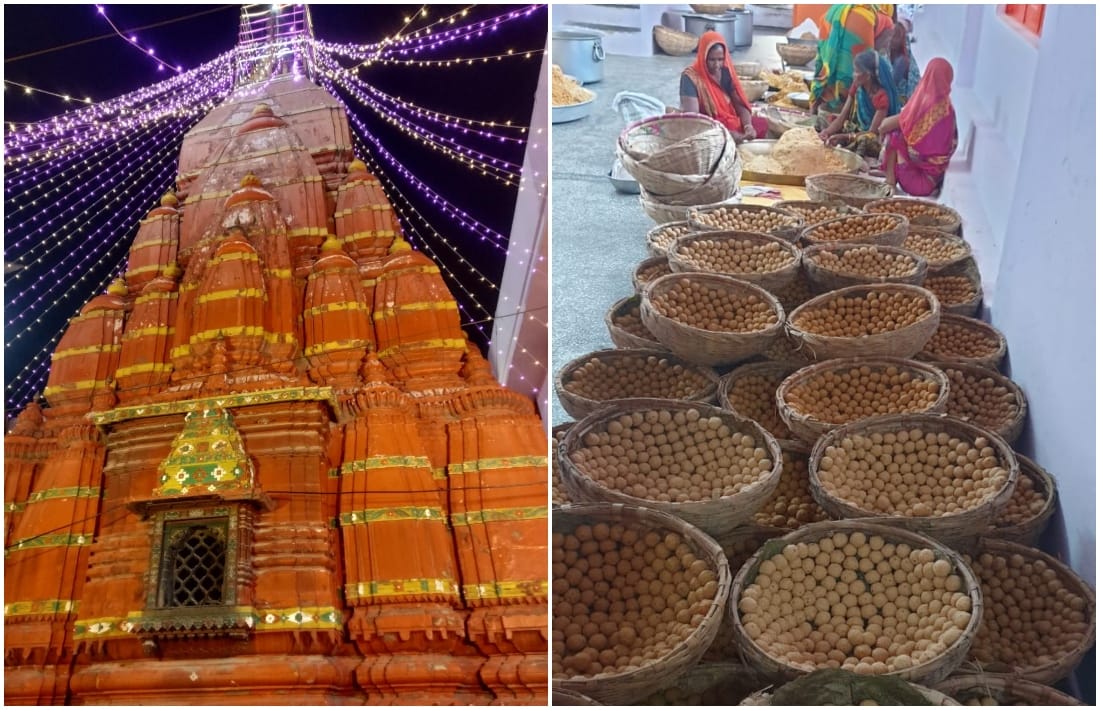 Dhanteras 2022 Kashi annapurna mandir decorated 80 artisans are preparing 170 quintal prasad