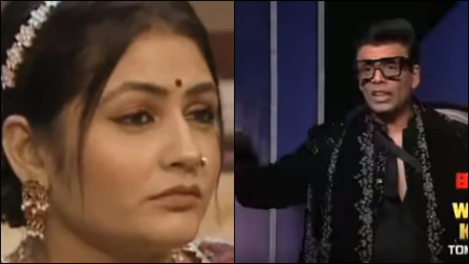 Bigg Boss 16 Karan Johar lashes out at Gori Nagori for threatening Bigg Boss and provoking archana gautam