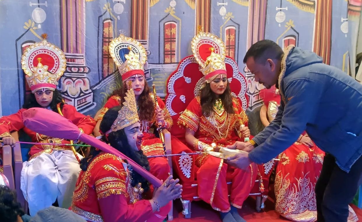 Ramlila concluded with the coronation of Ram