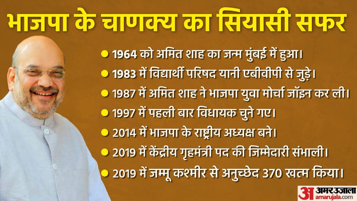 Amit Shah is senior to PM Modi in BJP, know when the two met for the first time, what is Shah's story?