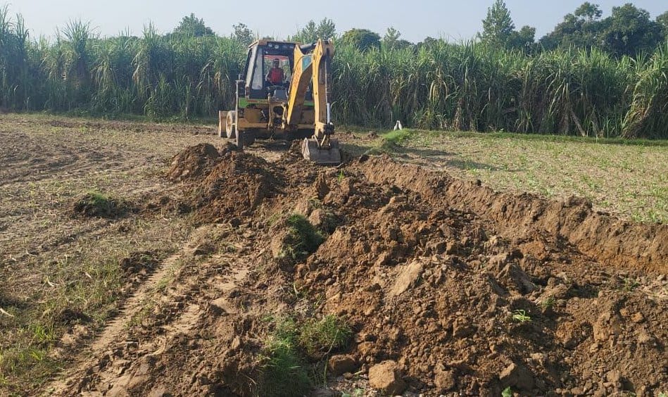 Construction agency took possession of land in Jamalpur village