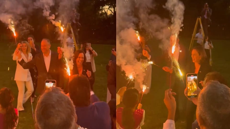 Diwali Celebration in US, Kamala Harris gave party to Indians, said- Diwali is a universal concept