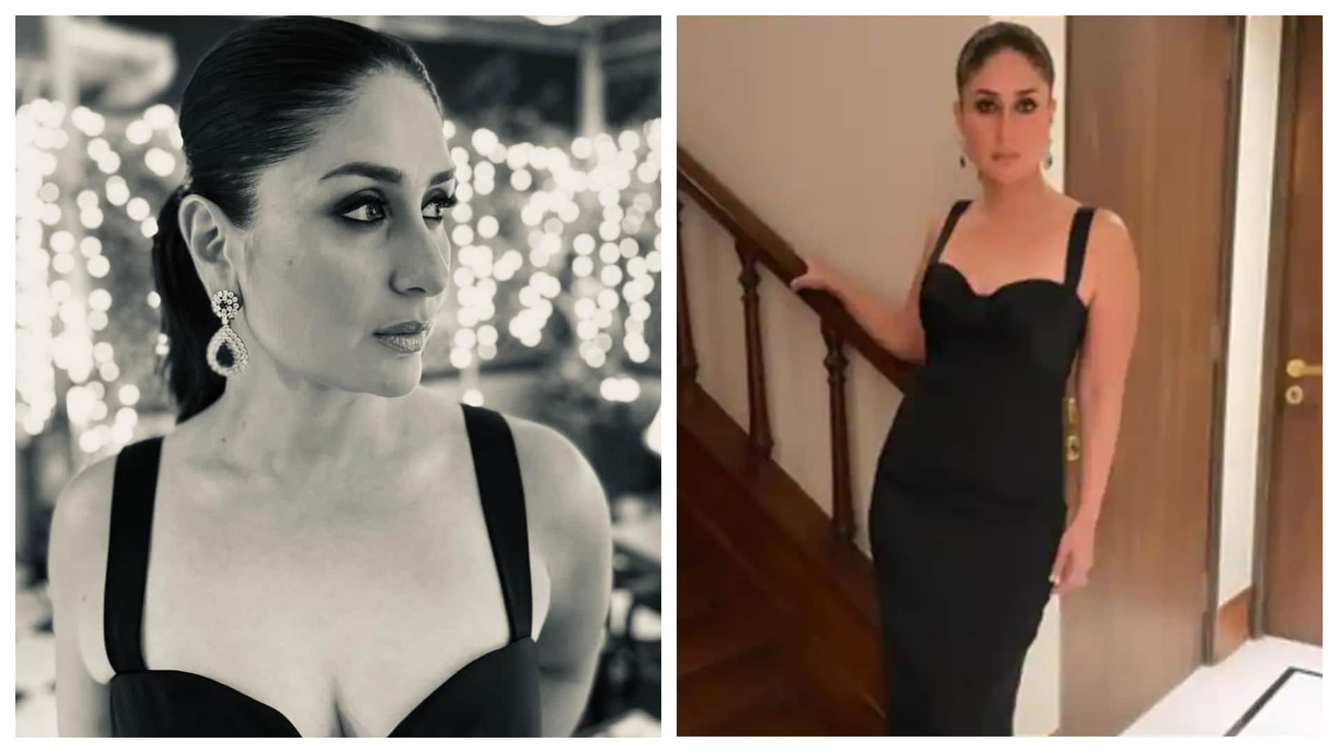Kareena Kapoor Karisma Malaika Arora Shibani Dandekar Diwali bash bebo stuns in black outfits