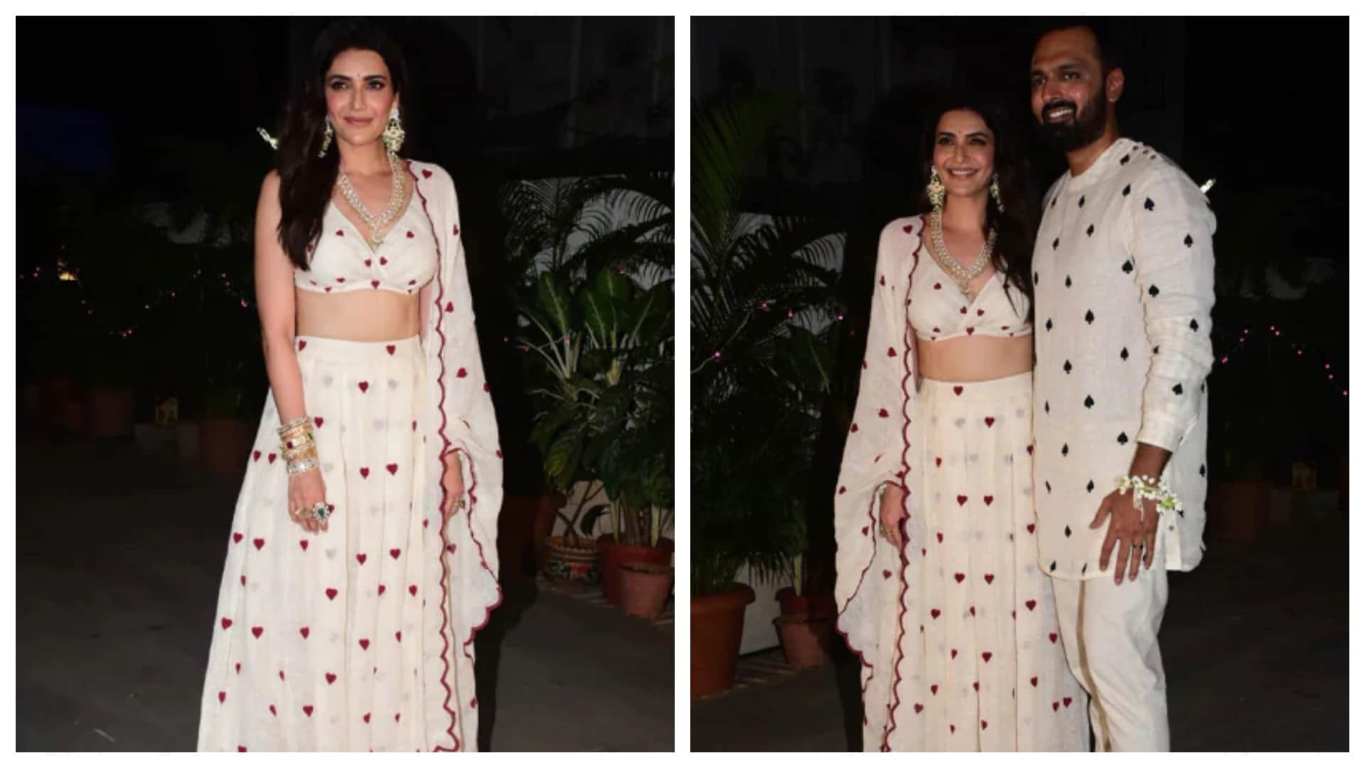 Sussanne Khan attends Karishma Tanna Diwali bash with boyfriend Arslan Goni Ekta Kapoor also joined