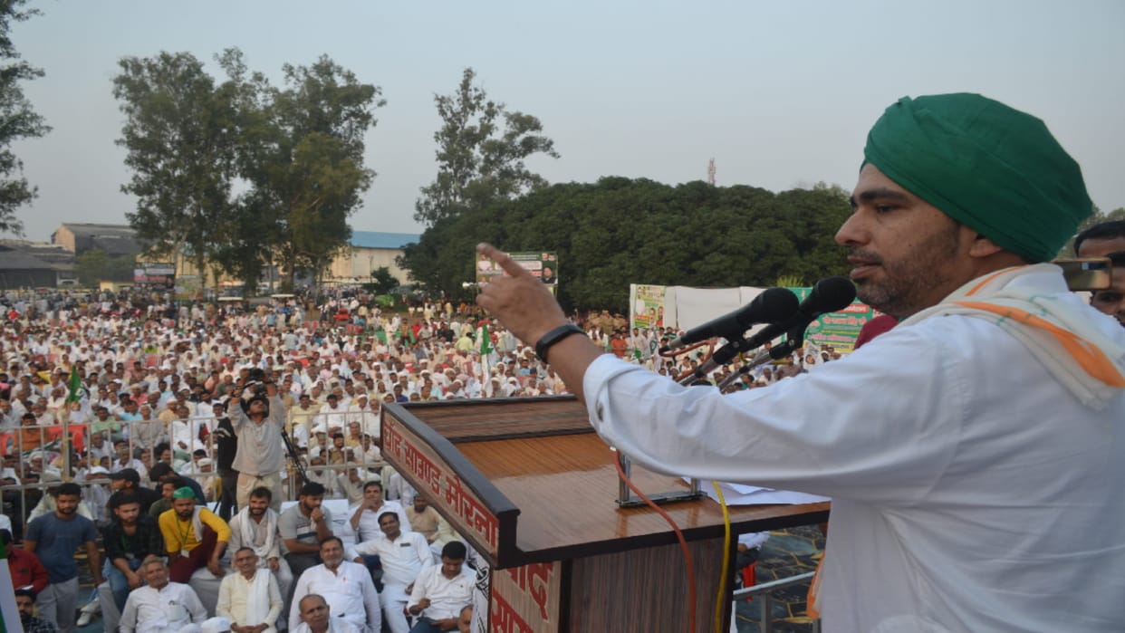 Muzaffarnagar: Chaudhary Jayant pays tribute to Shaheed Amit Singh