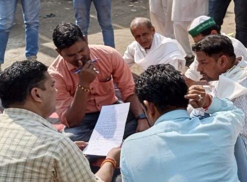 Farmers staged a sit-in at the power house over the demands