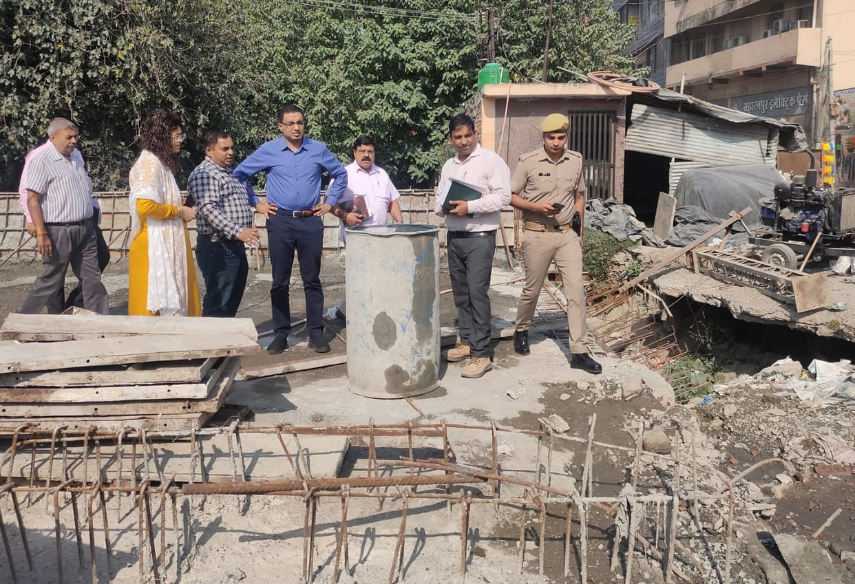 Divisional Commissioner tested the progress and quality of construction works