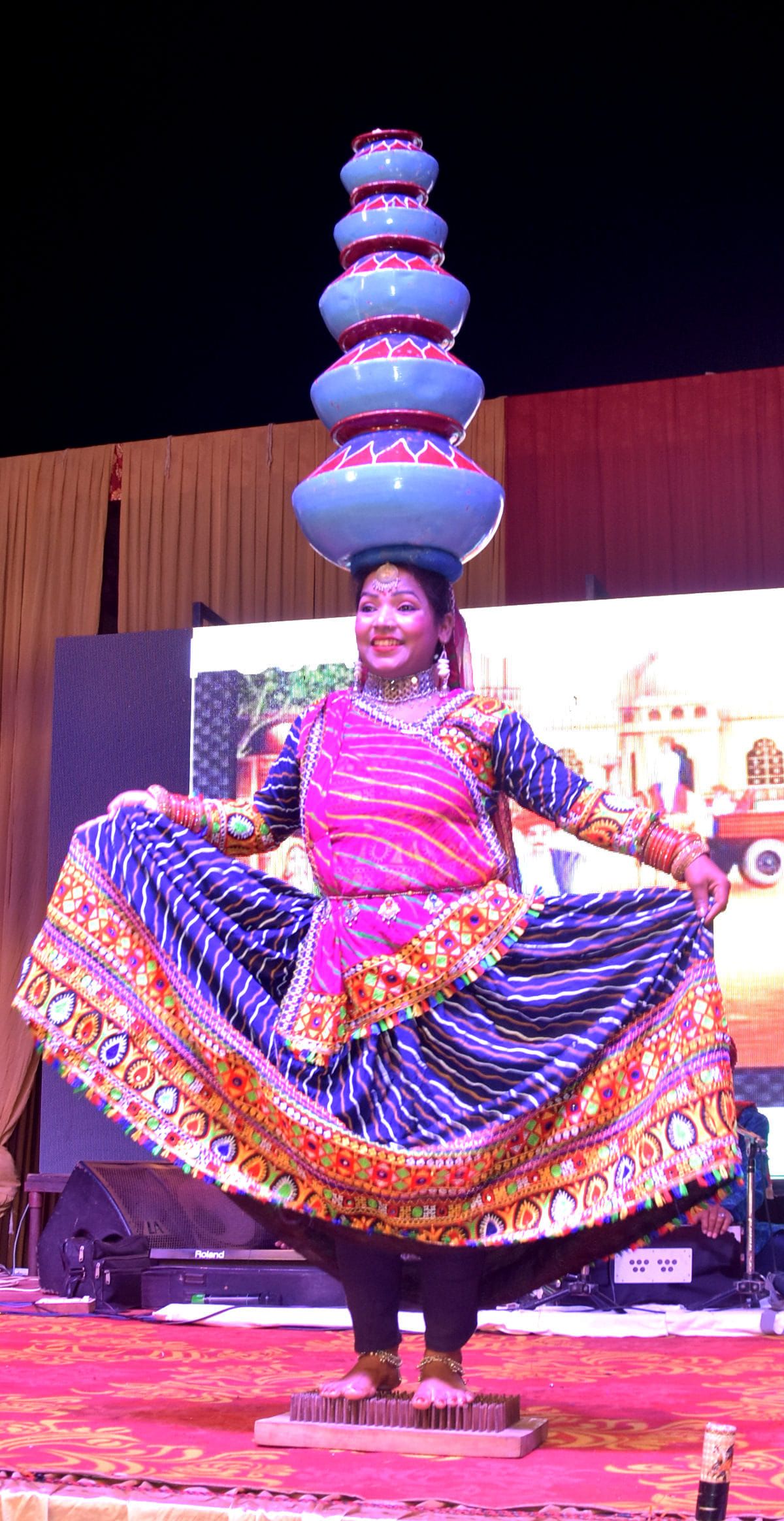 Rajasthani artists gave a great performance