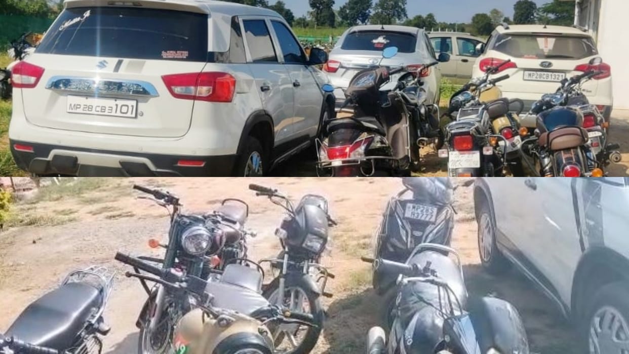 Police raided and caught three gamblers 40 lakhs cash was recovered in Chhindwara