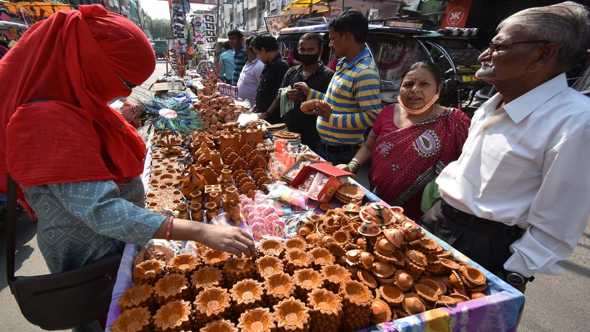 Mahalakshmi came with Kubera with the wealth of food grains