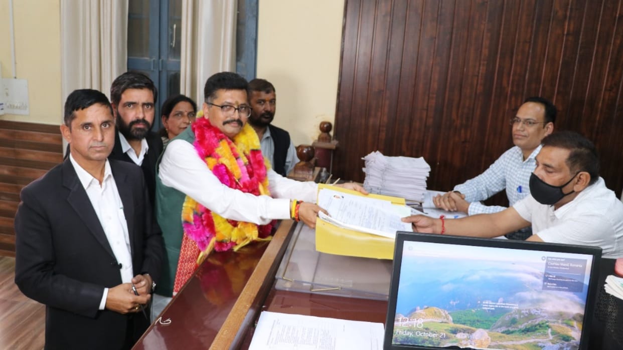 himachal pradesh election 2022 JP nadda and independent candidate raj kumar kaundal