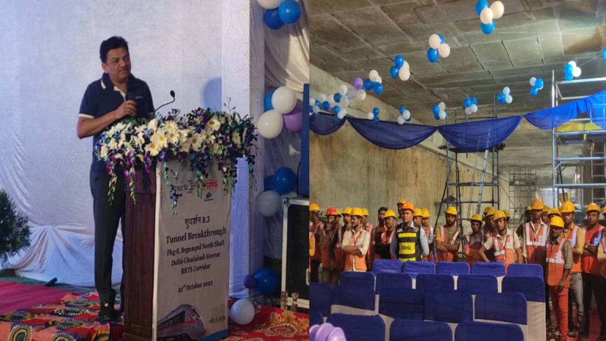 Rapid Rail:  First tunnel of the country first rapid rail is ready in Meerut