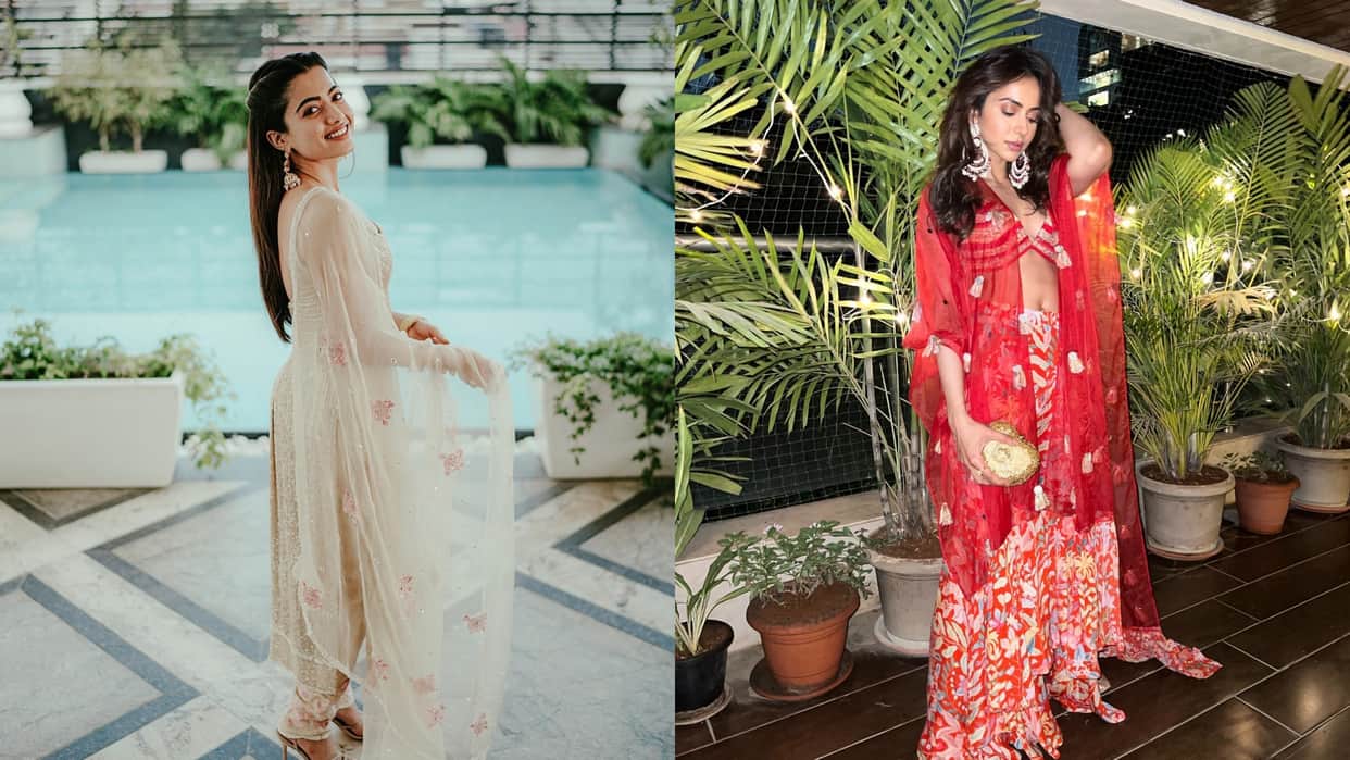 Photos of the day Rashmika Mandanna Desi Look Rakul Preet Singh Bold Pics Celebrity Updates