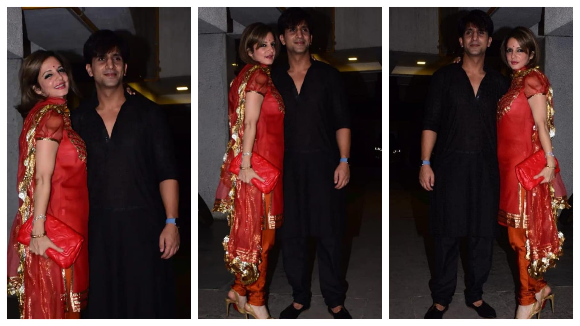 Sussanne Khan attends Karishma Tanna Diwali bash with boyfriend Arslan Goni Ekta Kapoor also joined