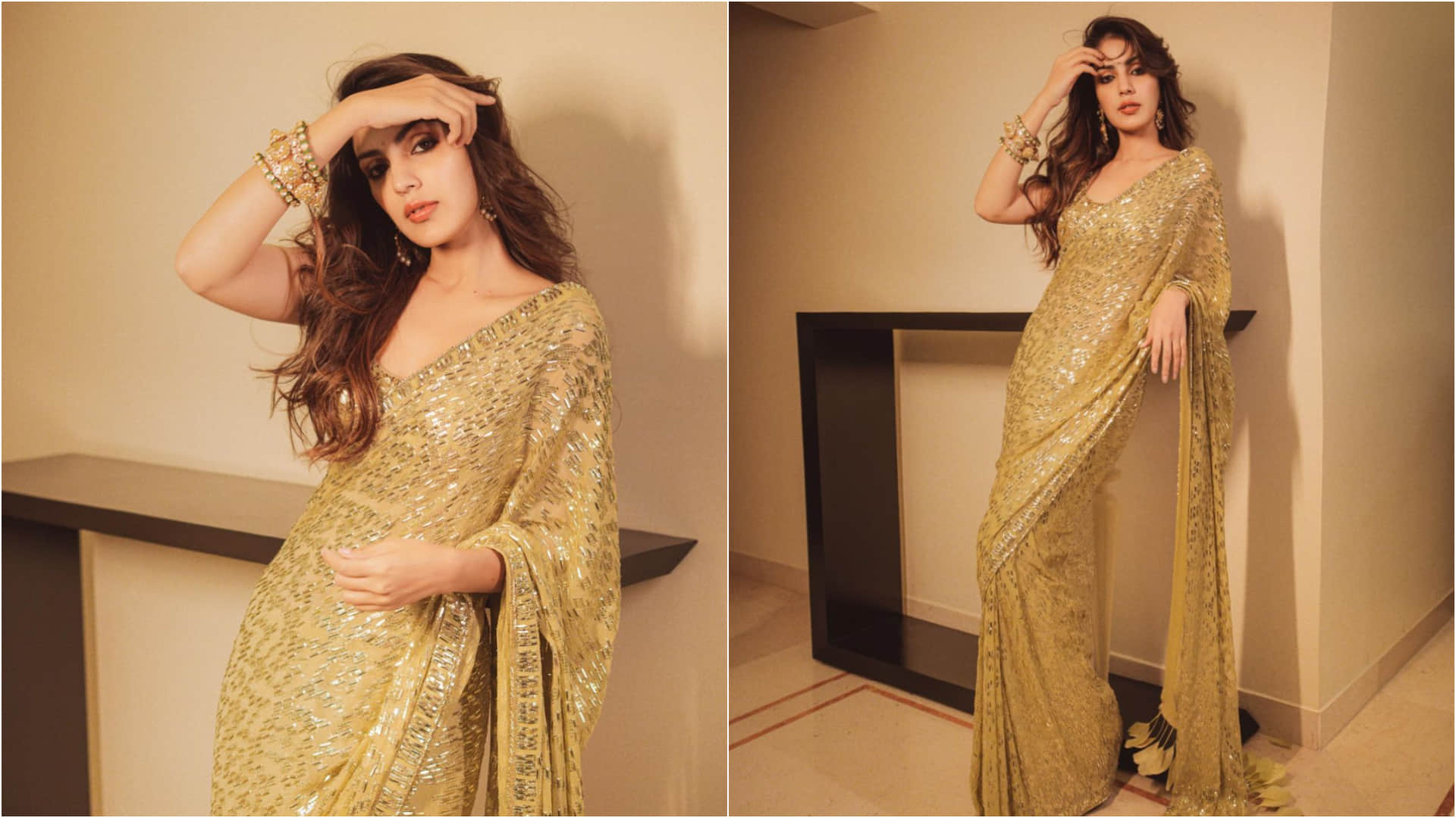 kiara advani to shanaya kapoor sequin saree hot fashion trends in manish malhotra diwali party