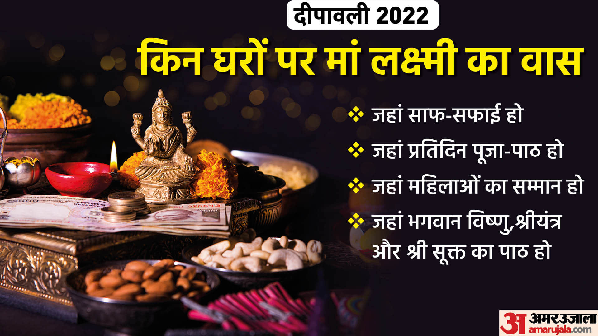 Diwali 2022 Start Date Importance of Lakshmi Ganesh Puja Vidhi Diwali Calendar Images Of Lakshmiji