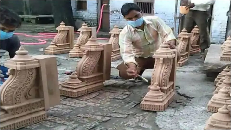 Ayodhya Deepotsav Ram Mandir sanctum Makrana stone Rajasthan PM Modi