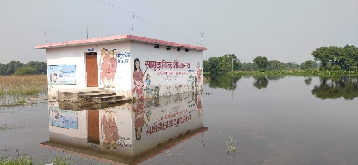 Manorama river's water level increased, farmers worried
