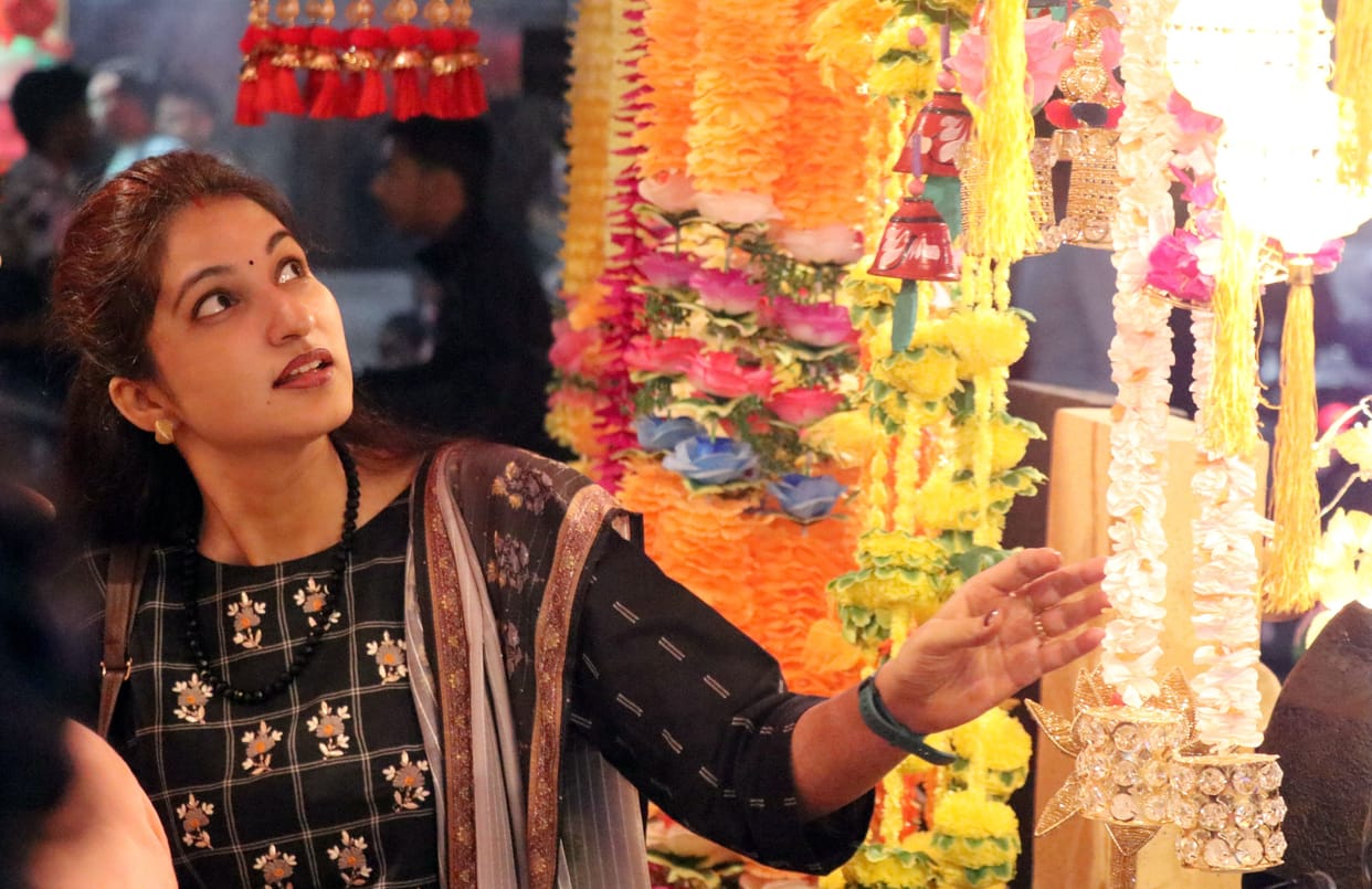 There was beauty in the market, happiness reached homes