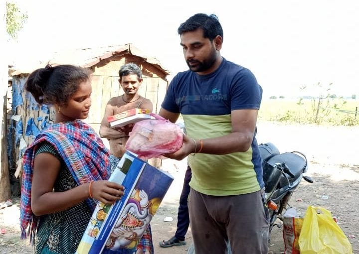 celebrate festival with poor persons