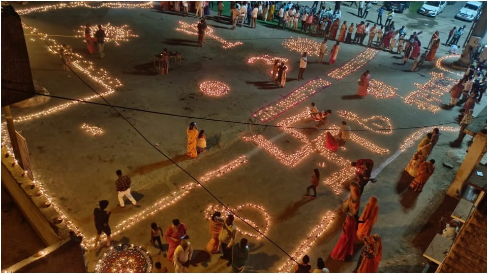 Deepotsav in Shyam Manohar Temple of Jodhpur 51 thousand lamps lit; Rajasthan: