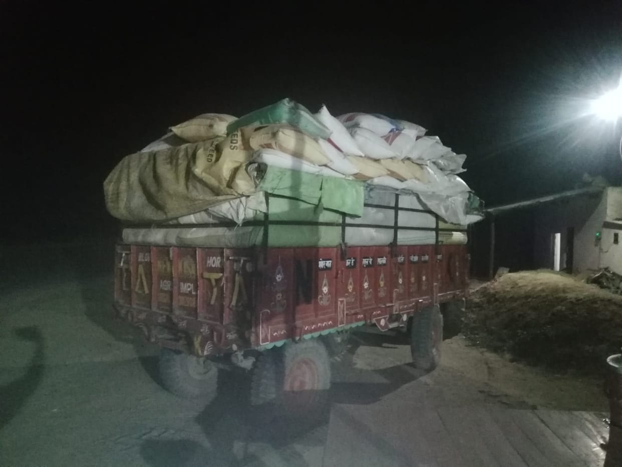 Jam opened on getting entry of paddy vehicles