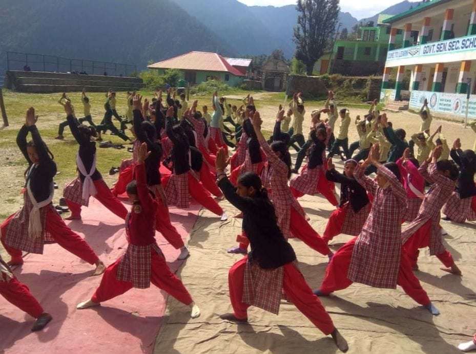Students and youth of Shanshar-Dehuridhar will learn yoga