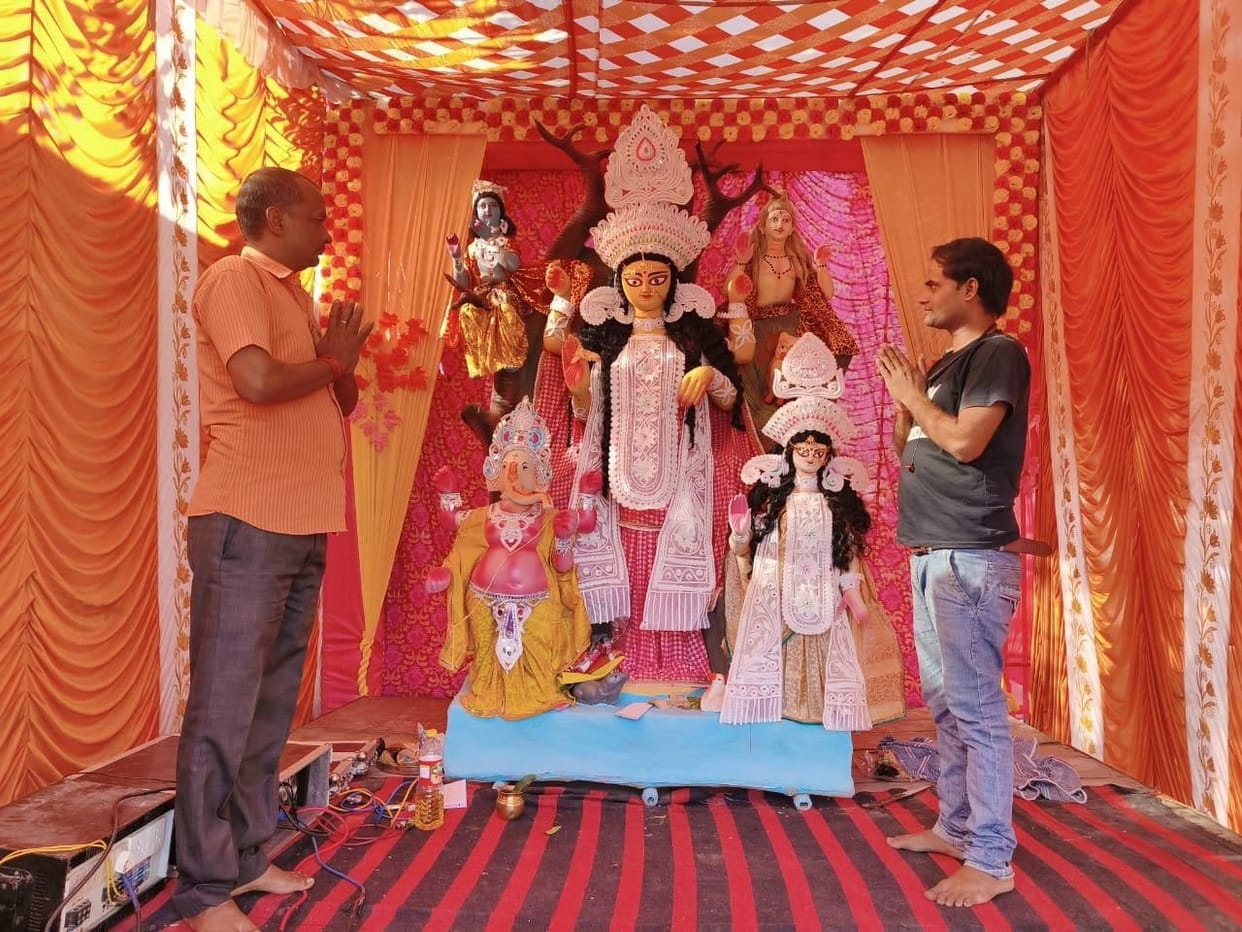 Maa Lakshmi's statue installed, the doors open