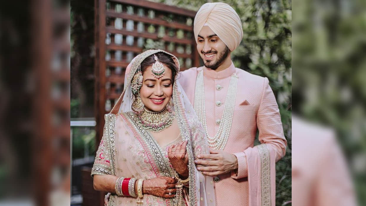Neha Kakkar and Rohanpreet Singh Anniversary Love Story of couple started from the sets of nehu da vyah song