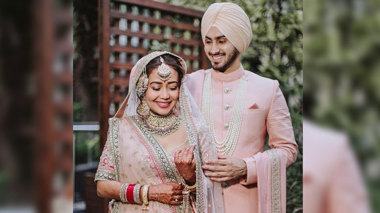 Neha Kakkar and Rohanpreet Singh Anniversary Love Story of couple started from the sets of nehu da vyah song