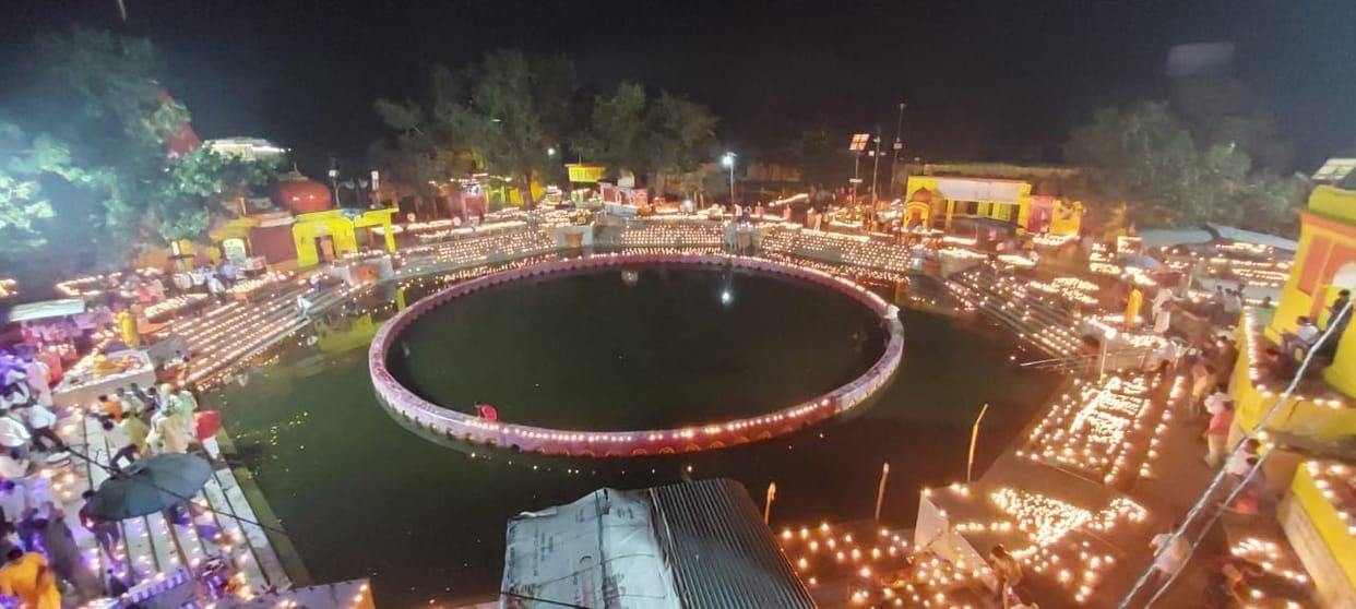 51 thousand lamps lit up on Chakratirth