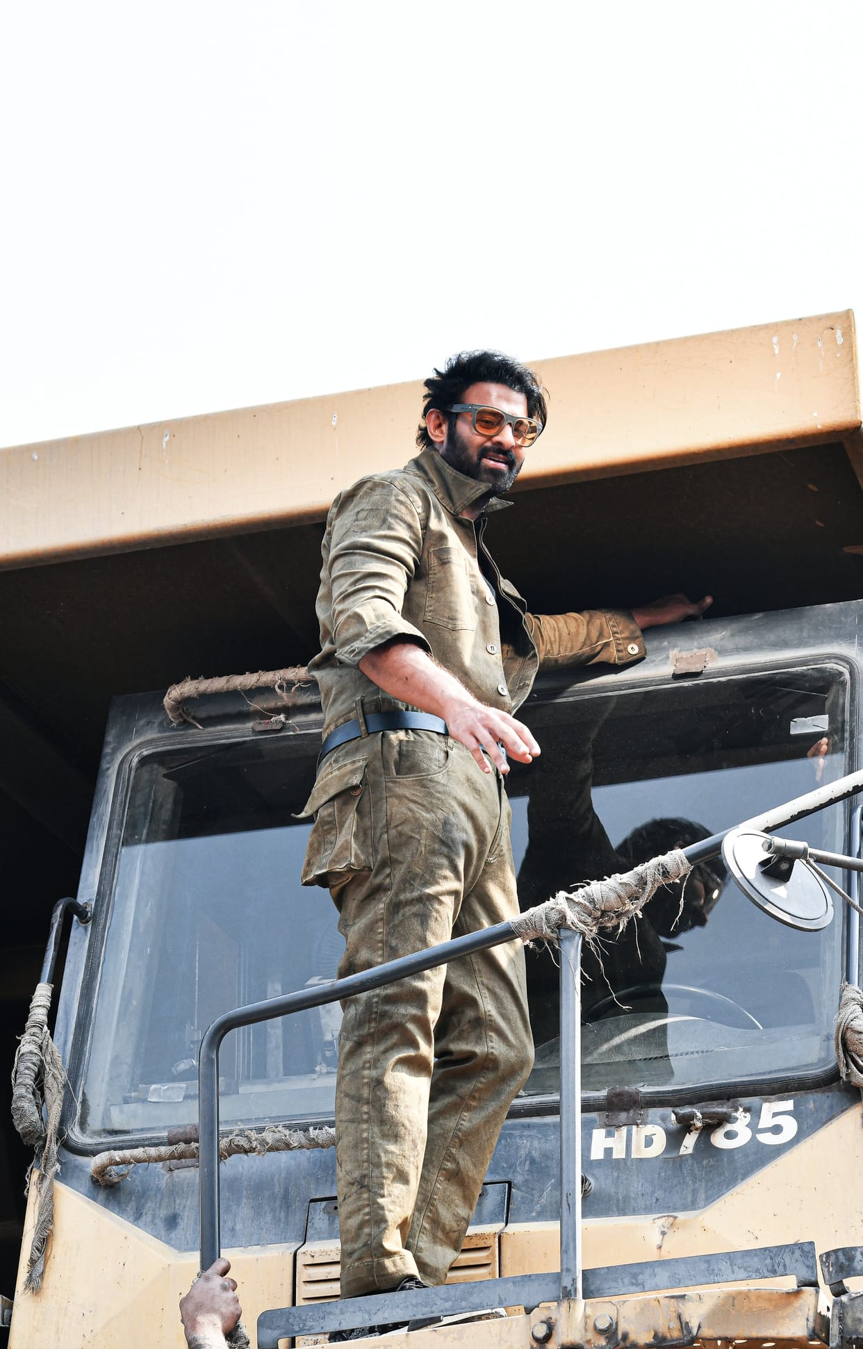 the makers of Salar released the first look of Prabhas from the film on his birthday