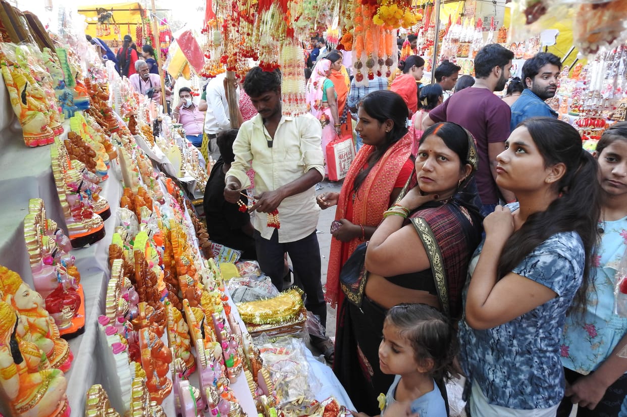 today diwali is being celebrated