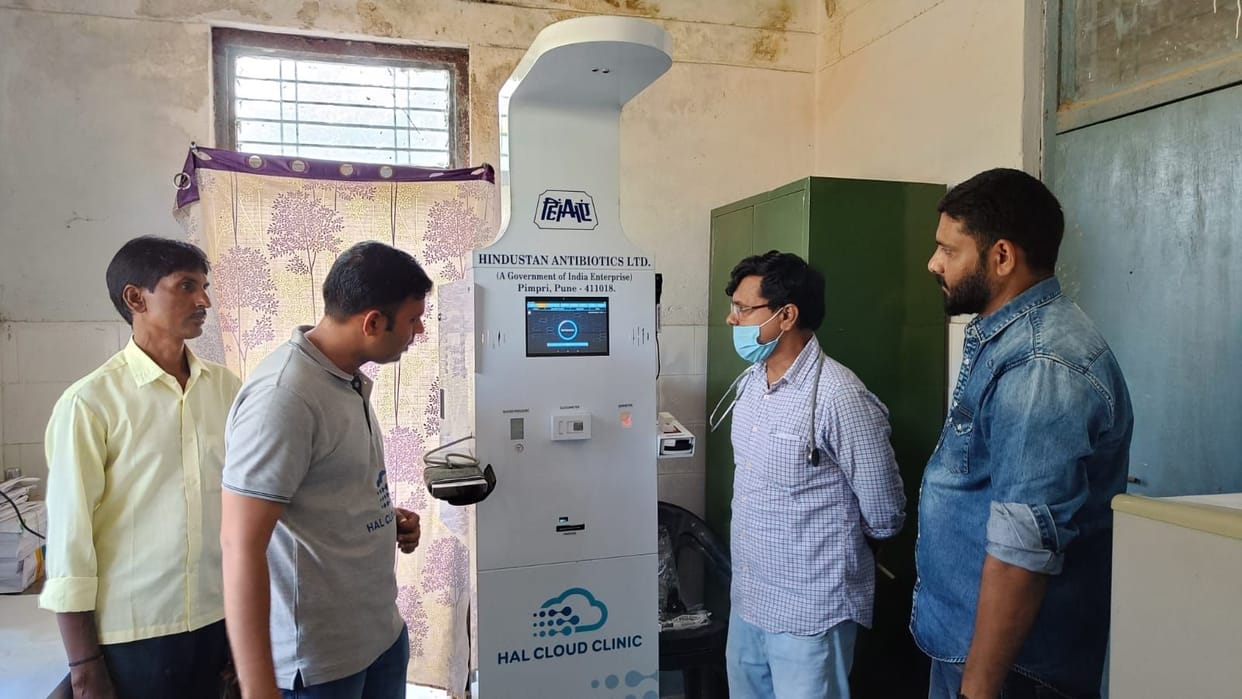 Health ATM gift to CHC Dudhi on Diwali
