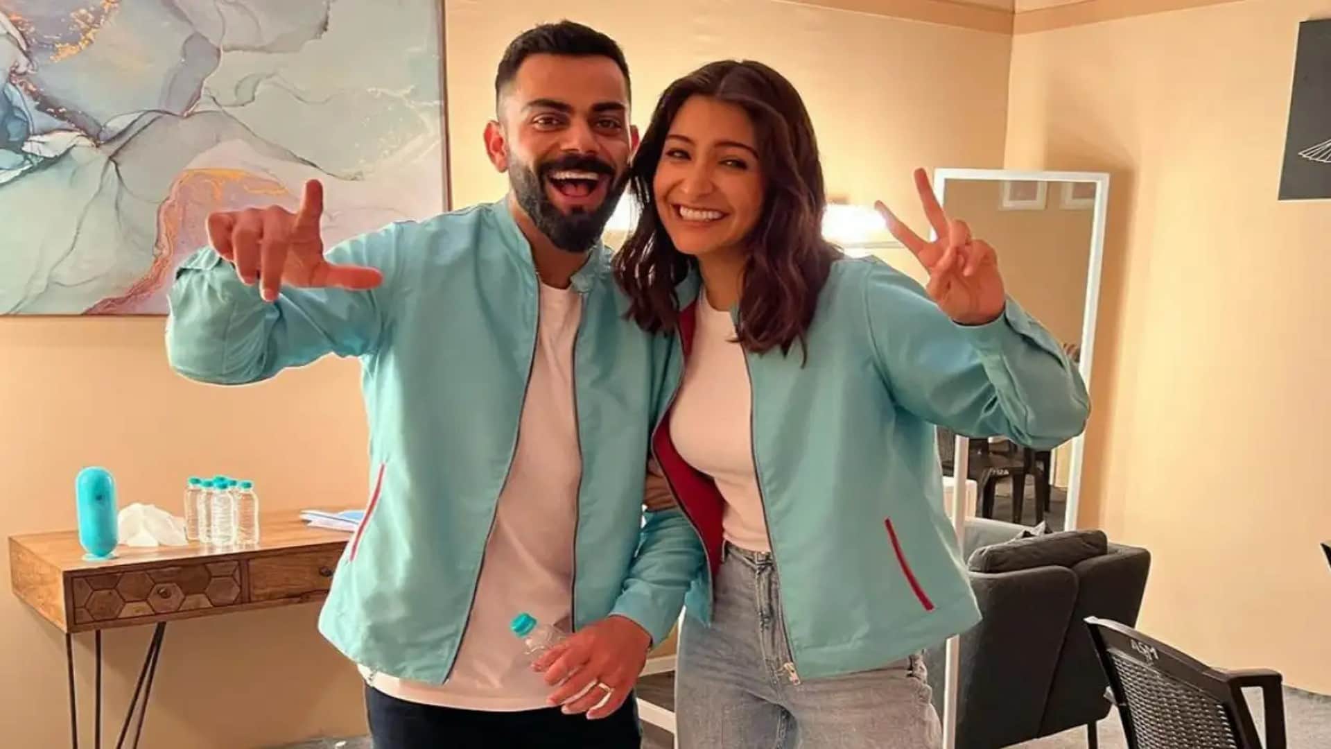 Anushka Sharma did party with husband virat kohli after rcb won match against delhi capitals