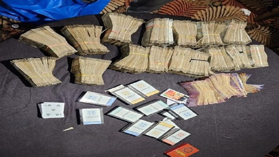 Gambling was going on in the banquet hall 29 arrested including seven women Rs 58.57 lakh was at stake