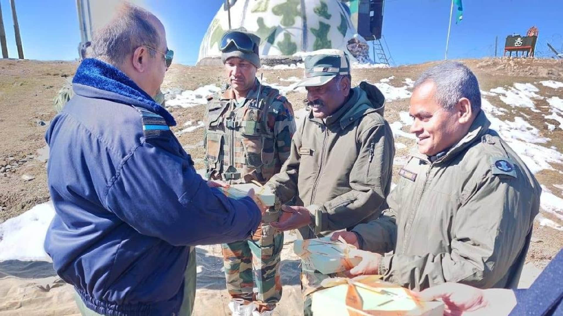 Diwali 2022 photos celebrations top army officers including CDS celebrated festival with soldiers