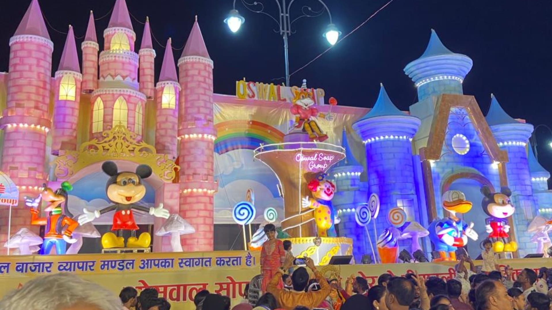 Diwali 2022 in Jaipur Attractive lighting on the theme of gods