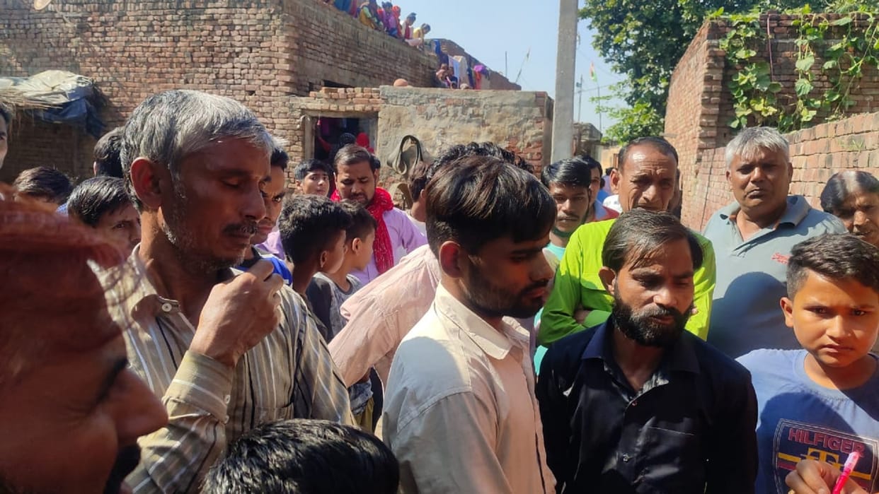 Big accident on Diwali in Bulandshahr, explosion in house while grinding potash
