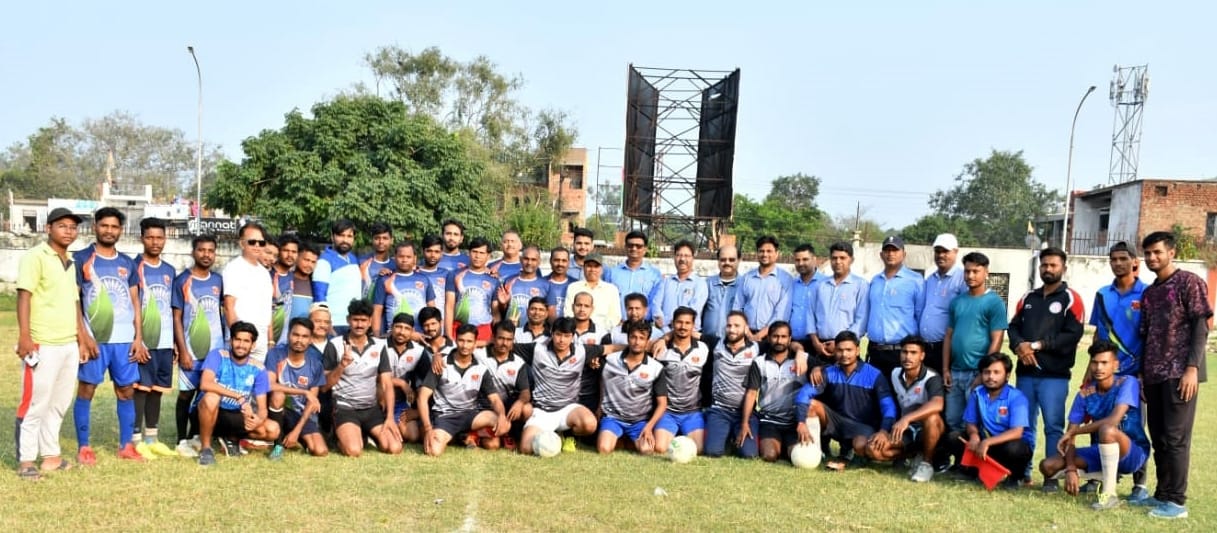 Fabrication team became inter-departmental football champion