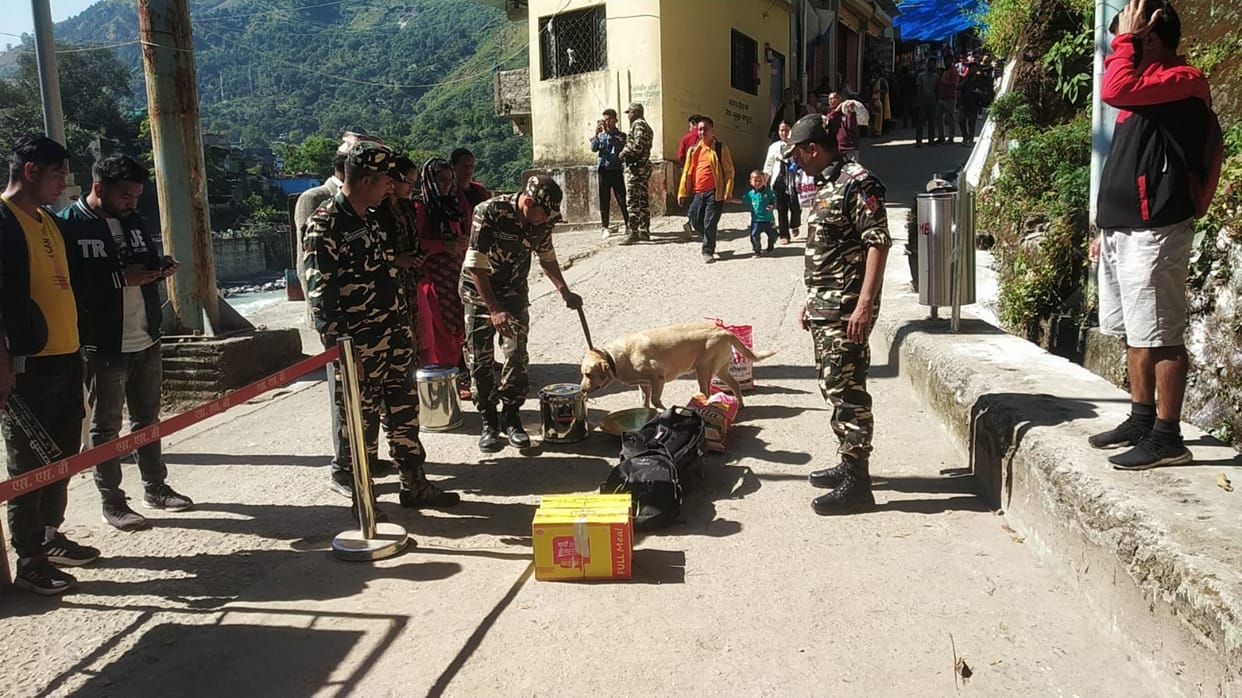 Diwali 2022 SSB increased patrolling on Indo-Nepal border with dog squad on suspicious activities Uttarakhand