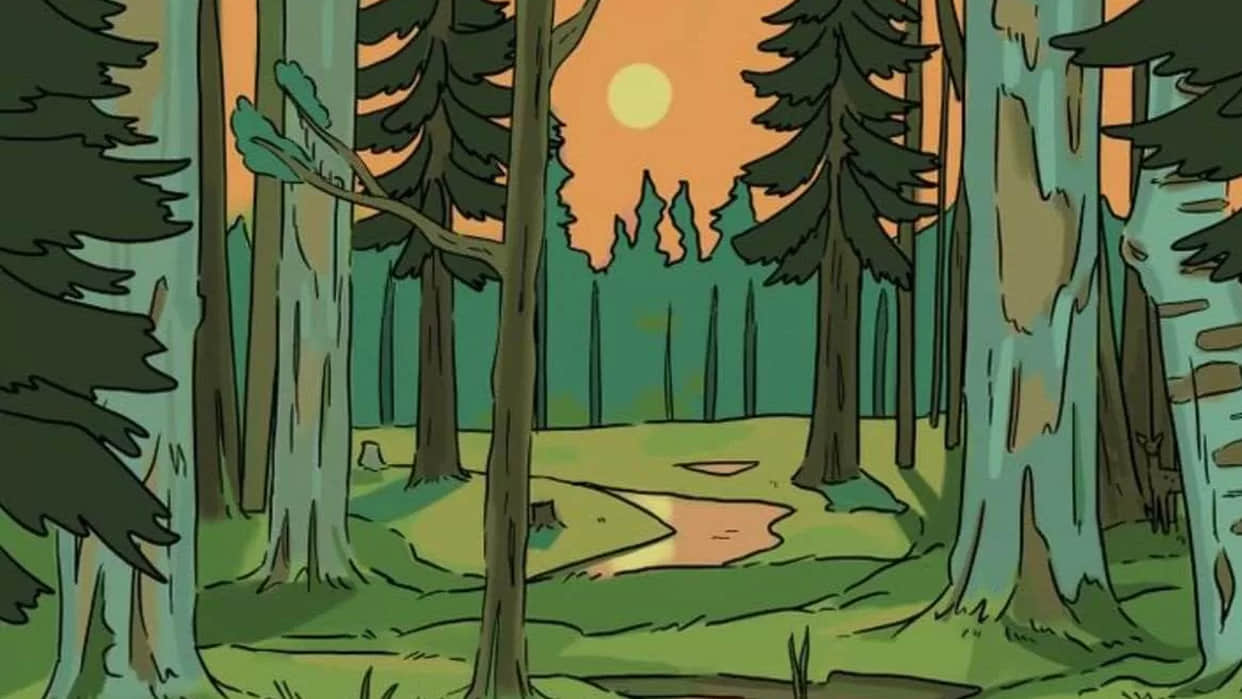 Optical Illusion IQ Test Only a Genius can spot hidden deer inside forest picture in 15 Second
