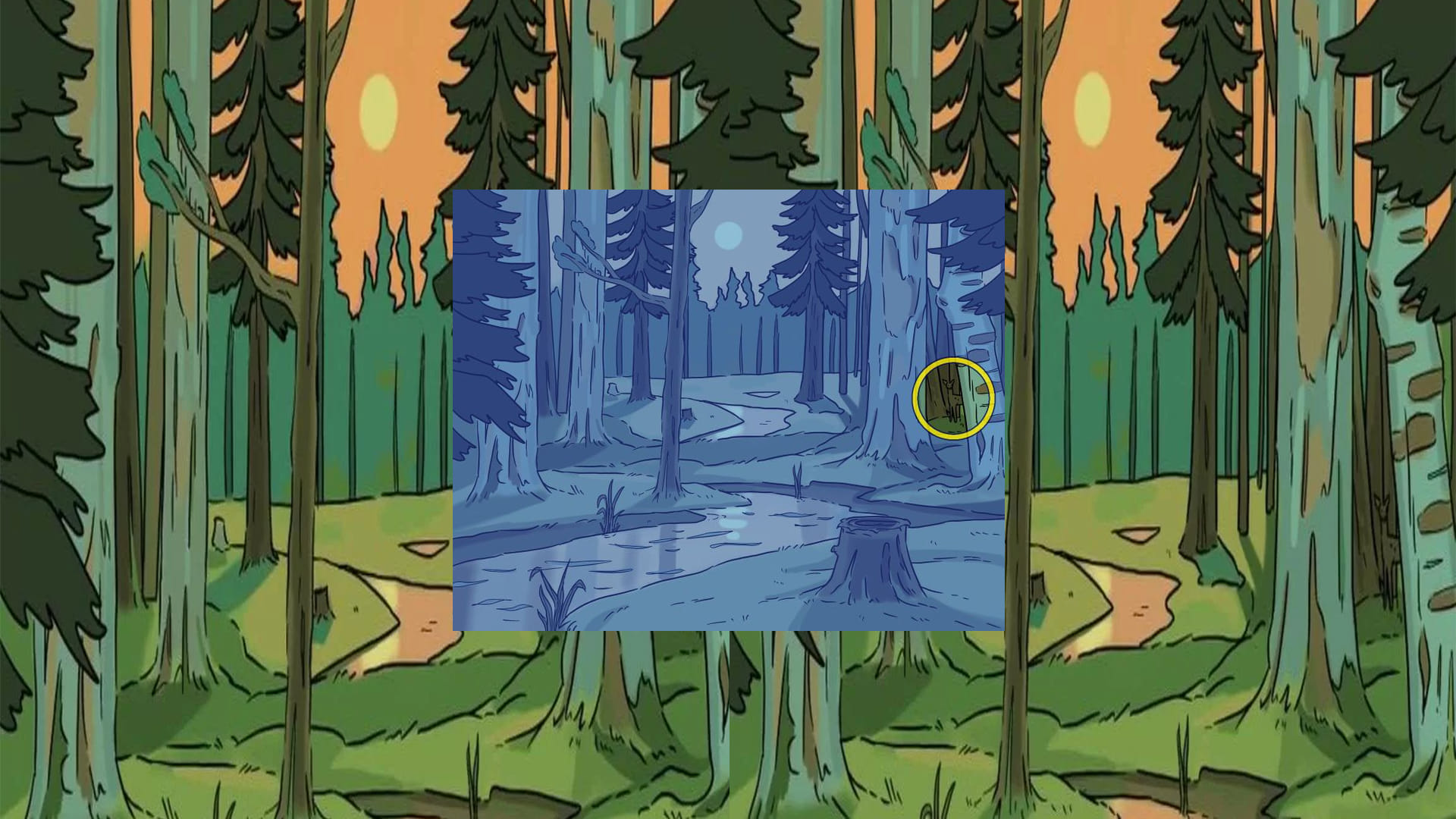 Optical Illusion IQ Test Only a Genius can spot hidden deer inside forest picture in 15 Second