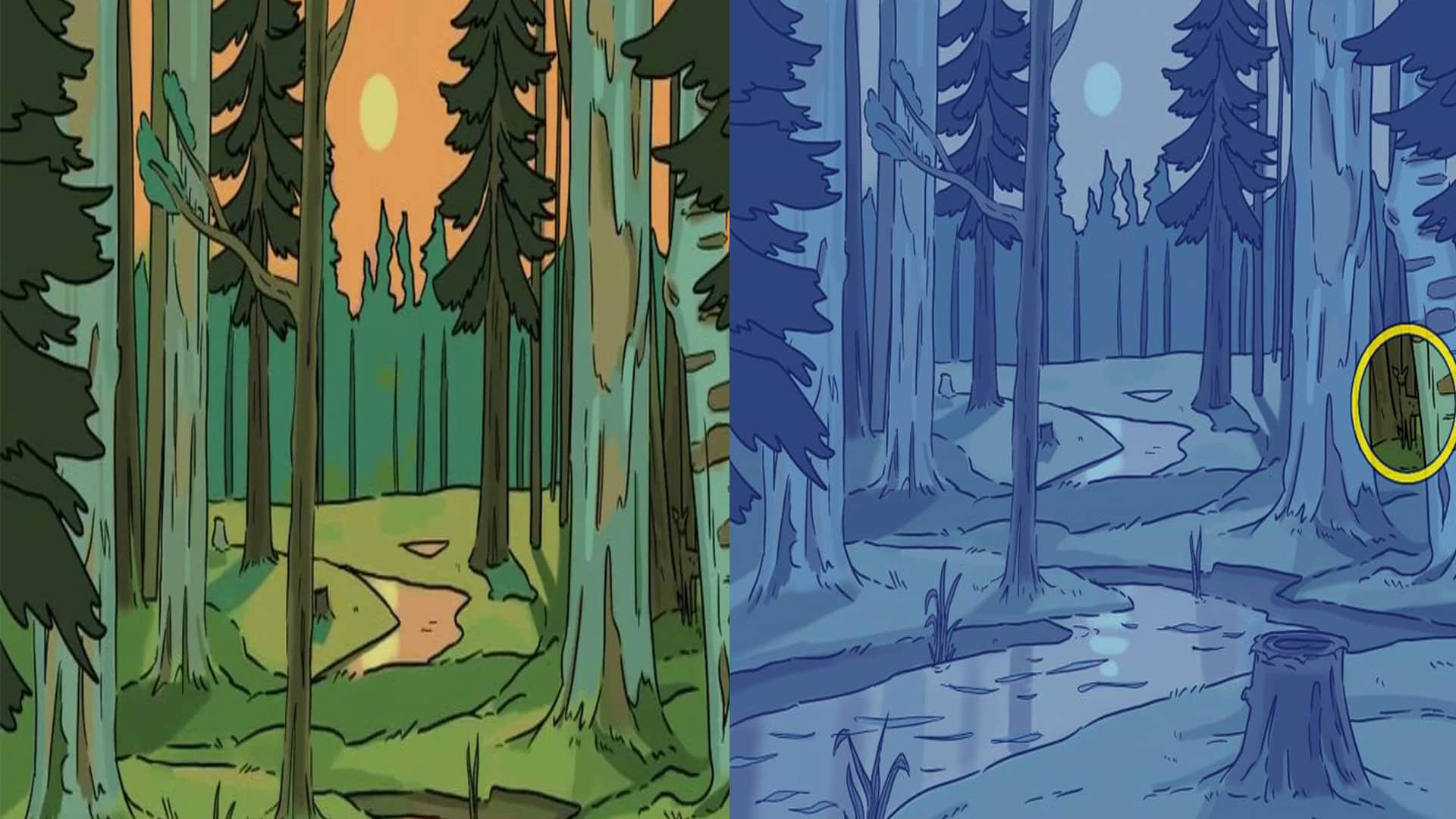 Optical Illusion IQ Test Only a Genius can spot hidden deer inside forest picture in 15 Second