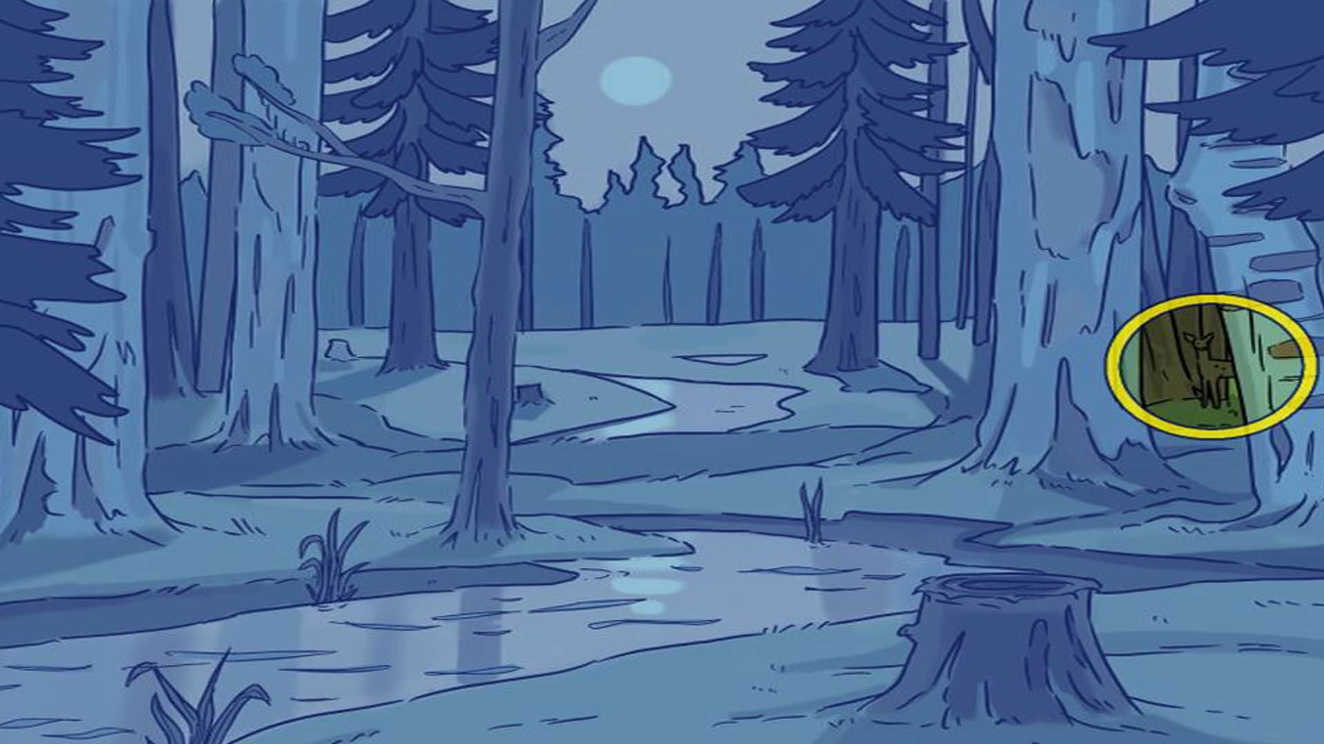 Optical Illusion IQ Test Only a Genius can spot hidden deer inside forest picture in 15 Second