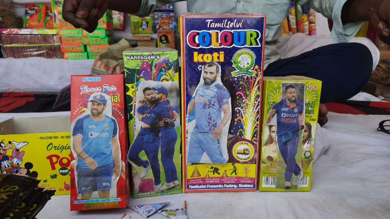 Virat bombs and hearty drones sold a lot on Diwali World Cup rage on firecrackers too