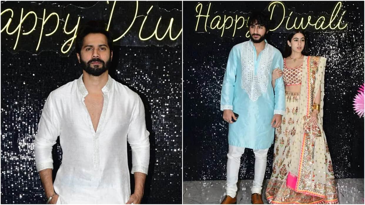 diwali 2022 krishna kumar deepawali party sara ali varun siddharth  kapil sharma Tamannaah Bhatia spotted
