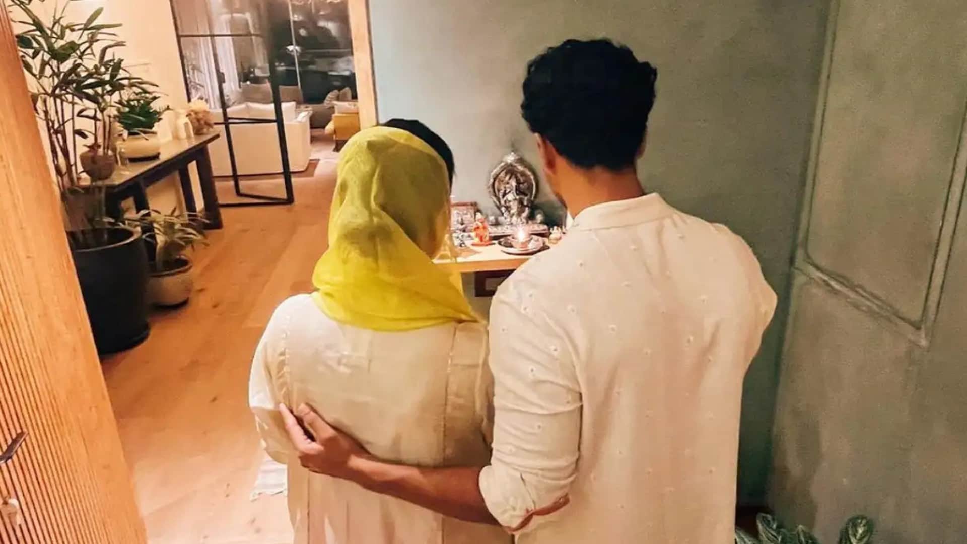 Vicky Kaushal First Diwali with Katrina Kaif Shared beautiful Photo on Social Media