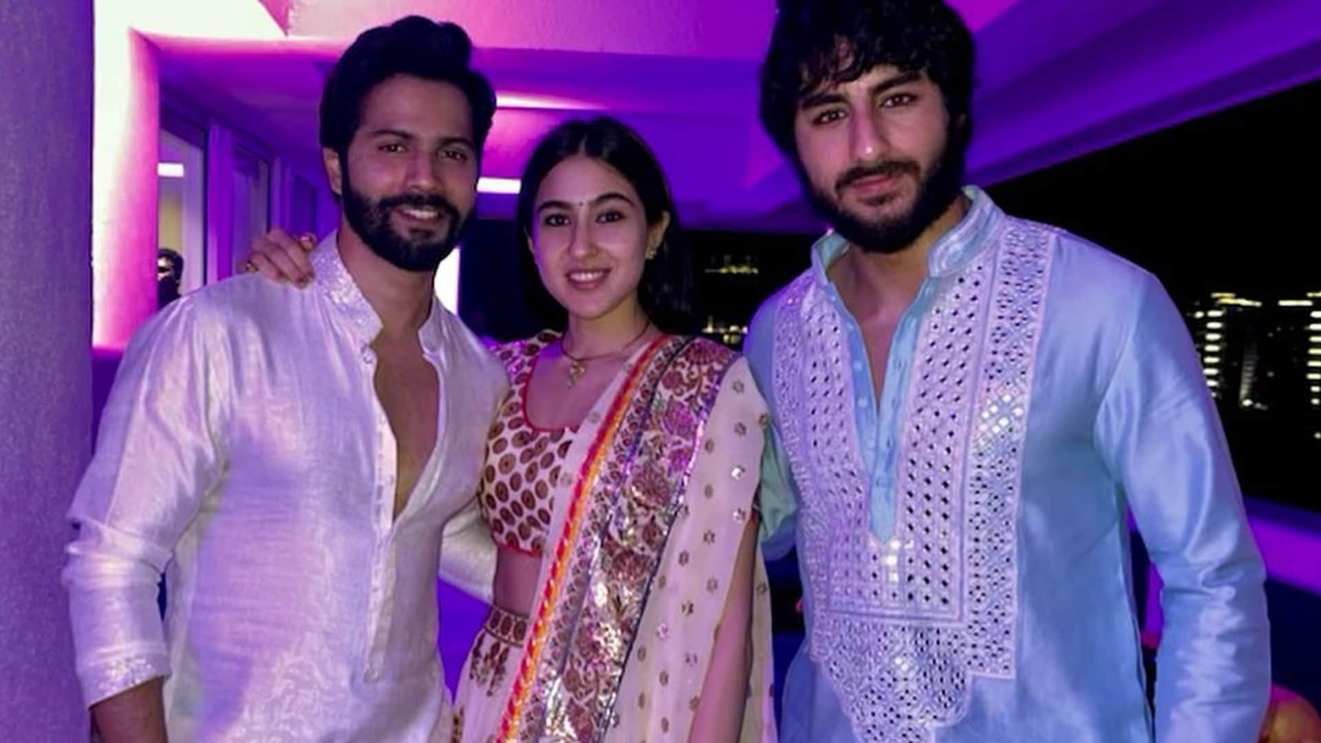 Sara wishes Happy Diwali while posting a bunch of pictures clicked at Amritpal Bindra party